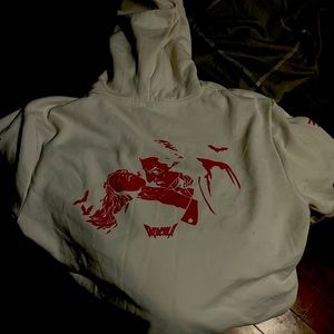H&M Dracula movie hoodie. Size L Men. White and red